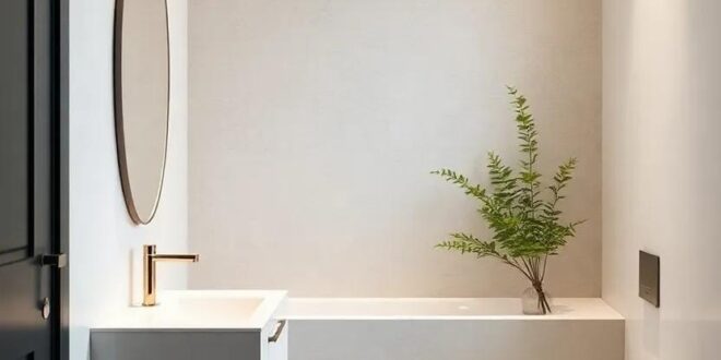 Embrace Simplicity: Designing a Stylish Compact Minimalist Bathroom Oasis