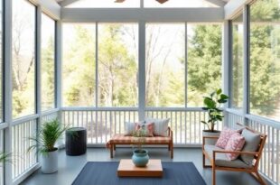 25 Tranquil Ideas for Creating Your Perfect Screened Porch for Yoga and Meditation