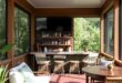 Transform Your Screened Porch: Embrace Tiki Hut Vibes with Stylish Bar Designs