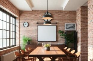 27 Inspiring Ideas for an Industrial Dining Room with Exposed Brick Walls