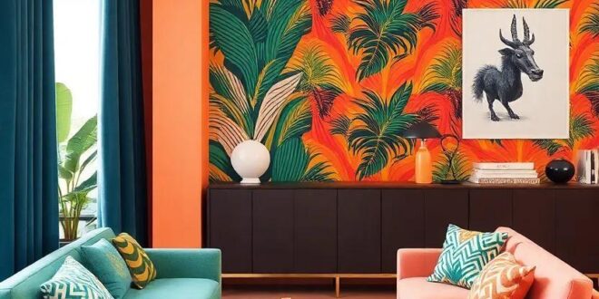Embracing Boldness: Maximalist Patterns and Colors for Eclectic Interior Design