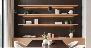 27 Inspiring Ideas for Modern Luxury Dining Rooms with Stunning Floating Shelves