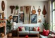 Discover the Charm of an Eclectic Home: Unique Wall Hangings That Tell a Story