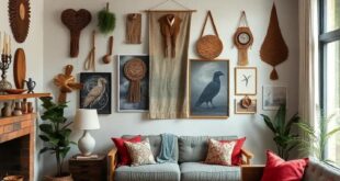 Discover the Charm of an Eclectic Home: Unique Wall Hangings That Tell a Story