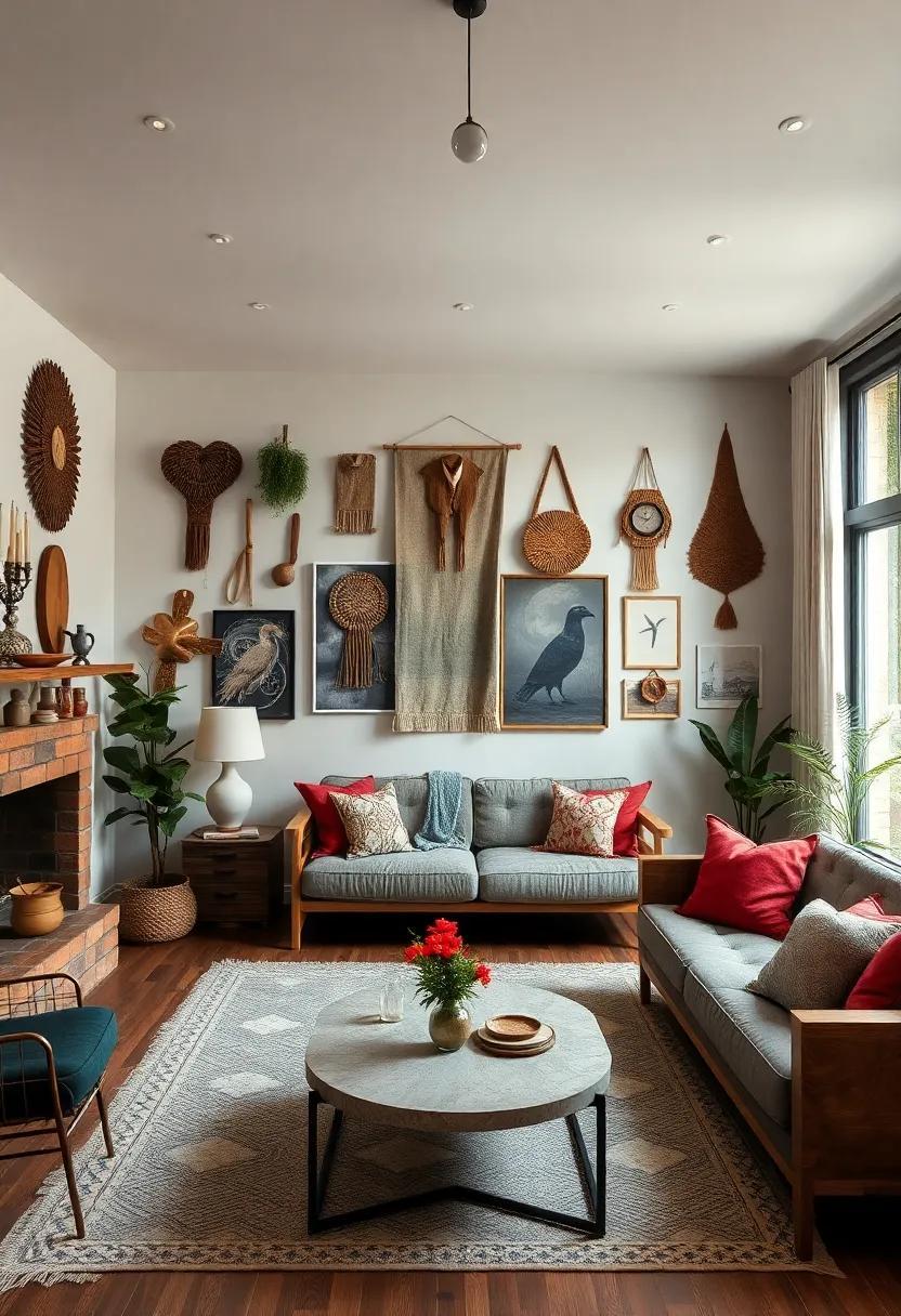 Discover the Charm of an Eclectic Home: Unique Wall Hangings That Tell a Story