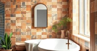 Embracing Charm: Crafting an Eclectic Bathroom Oasis with Vintage Tiles