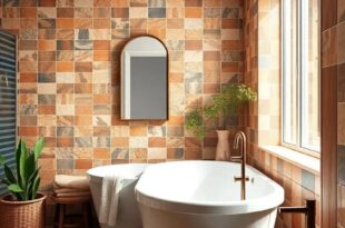 Embracing Charm: Crafting an Eclectic Bathroom Oasis with Vintage Tiles