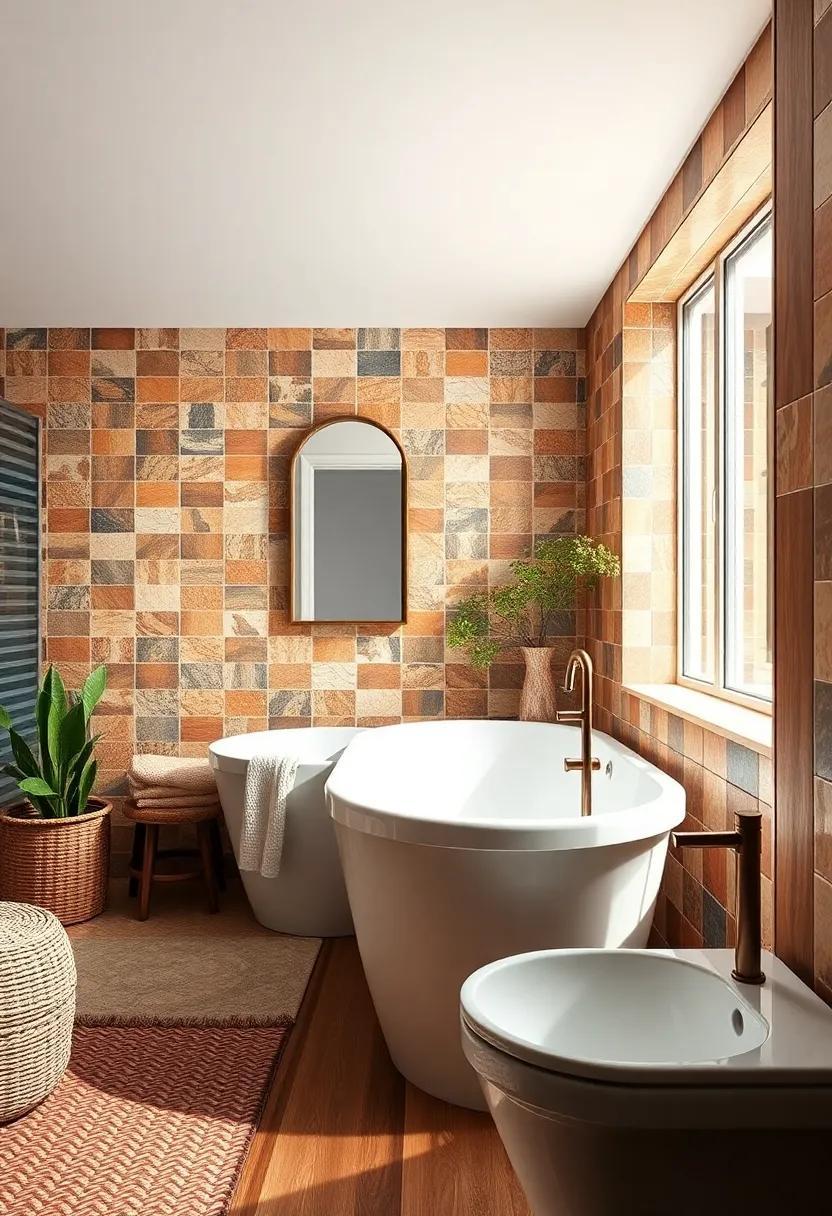 Embracing Charm: Crafting an Eclectic Bathroom Oasis with Vintage Tiles