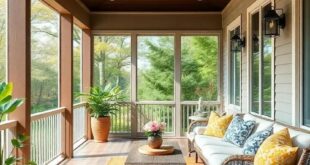 Transforming Your Screened Porch: Exploring Textured Flooring Finishes for Style and Comfort