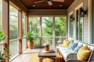 Transforming Your Screened Porch: Exploring Textured Flooring Finishes for Style and Comfort
