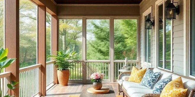 Transforming Your Screened Porch: Exploring Textured Flooring Finishes for Style and Comfort