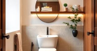 25 Elegant Powder Room Shelf Ideas to Elevate Your Space with Style
