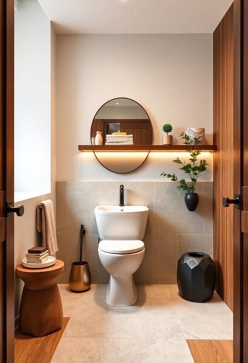 25 Elegant Powder Room Shelf Ideas to Elevate Your Space with Style