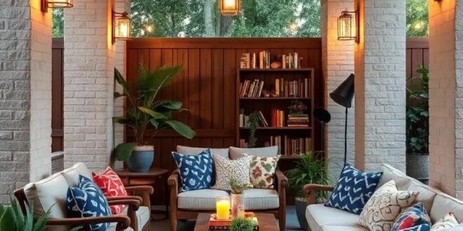 29 Charming Patio Ideas for Book Lovers to Create Their Perfect Reading Nook