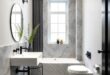 Chic and Timeless: Elevating Your Small Bathroom with Black-and-White Décor Ideas