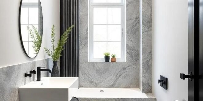 Chic and Timeless: Elevating Your Small Bathroom with Black-and-White Décor Ideas