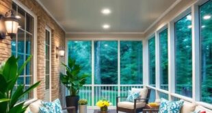 Transform Your Screened Porch: The Beauty of Recessed Lighting in Ceiling Designs