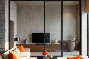 25 Stylish Living Room Partition Ideas with Sliding Doors for Modern Spaces