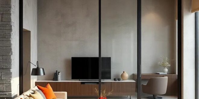 25 Stylish Living Room Partition Ideas with Sliding Doors for Modern Spaces
