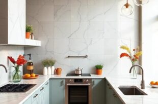 23 Stunning Art Deco Kitchens Featuring Luxurious Marble Countertops