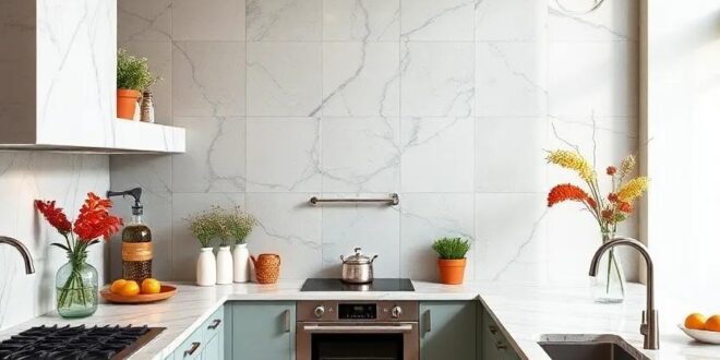 23 Stunning Art Deco Kitchens Featuring Luxurious Marble Countertops