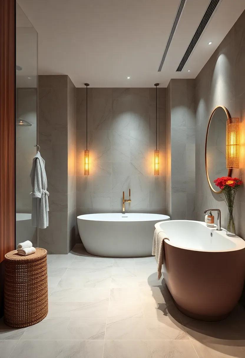 Bathrobe: A‍ soft,luxurious‌ bathrobe ​adds ⁣comfort and elegance,perfect for lounging after a relaxing bath