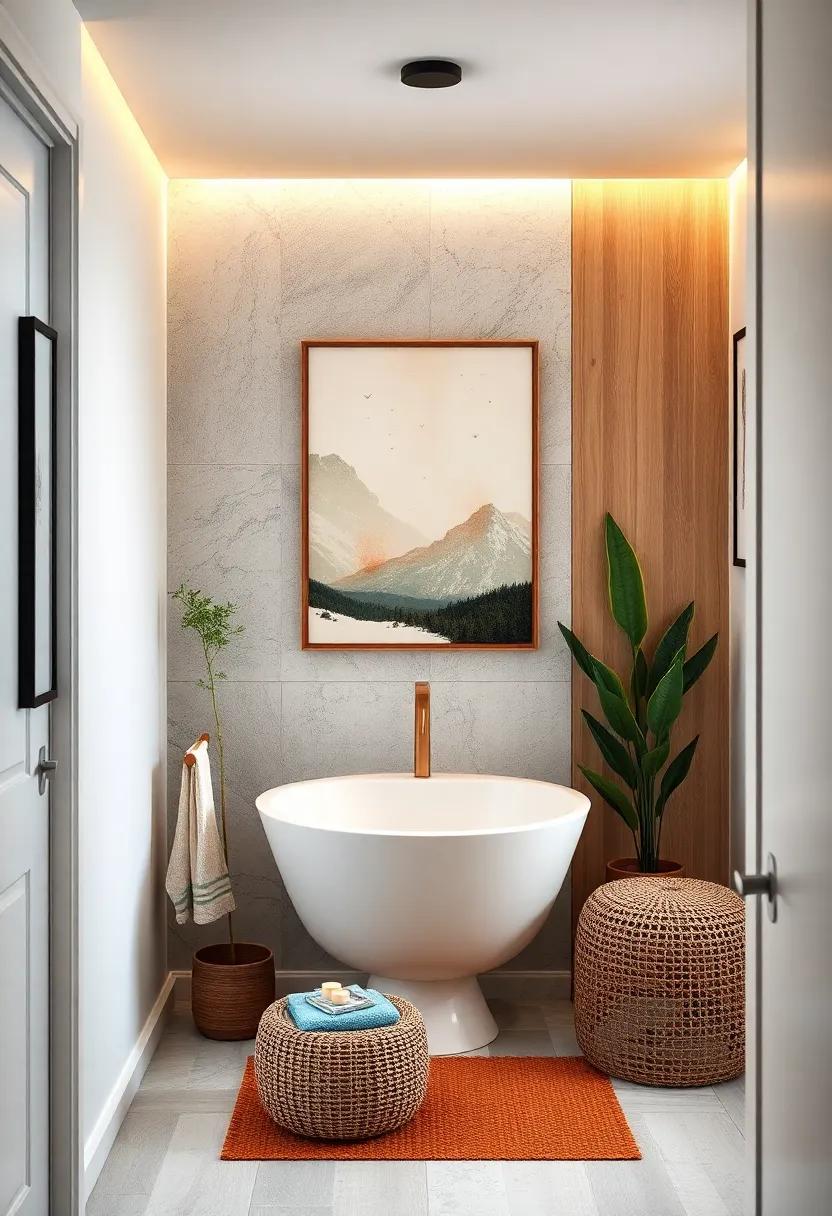 Decorative Wall Art:‍ Choose inspiring or⁣ uplifting artwork for the walls to enhance your ⁤mood every ⁤time you⁢ enter