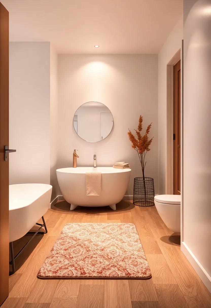 Functional ⁤Bath mat: A non-slip bath mat not only enhances safety but also adds a cozy⁤ element underfoot
