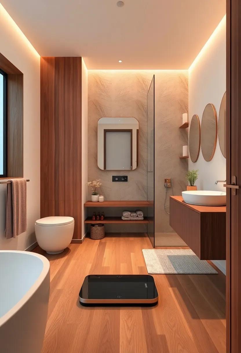 Smart ⁢Scale: Opt for a sleek, modern bathroom⁣ scale that ⁤blends ‌functionality ​with⁤ aesthetics, encouraging⁣ healthy⁤ habits