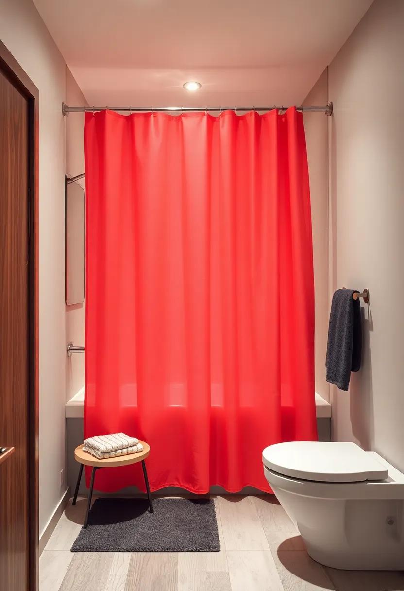 Stylish shower Curtain:‍ choose a trendy shower ⁤curtain that adds color ​and personality, while⁤ keeping your space looking fresh and inviting