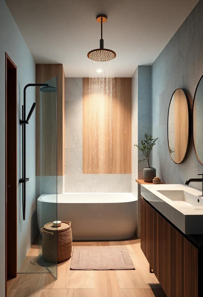 water-Saving Showerhead: Choose an⁤ eco-friendly ‌showerhead that conserves water while providing a luxurious shower⁤ experience