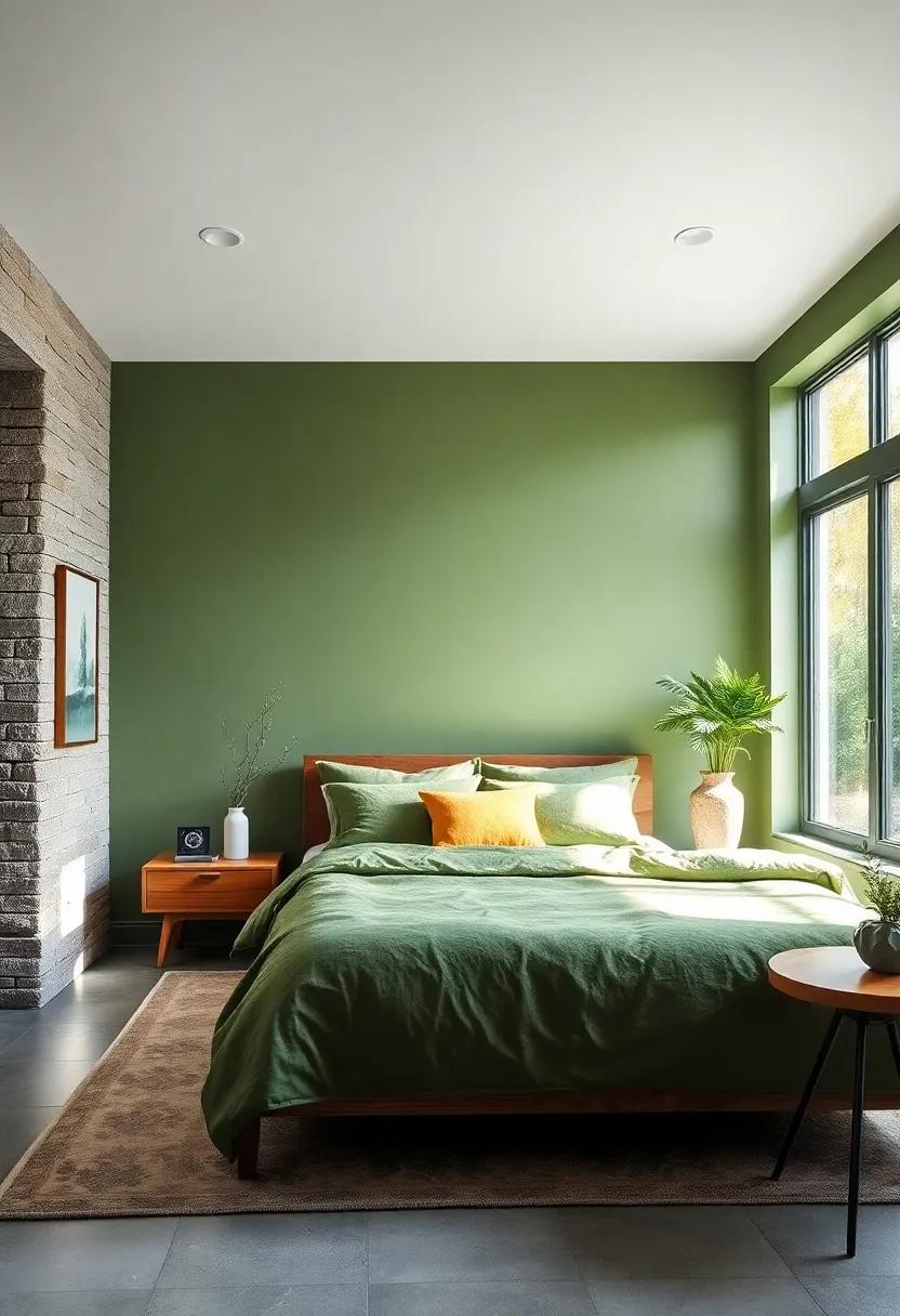 Meadow Moss: This⁤ natural, earthy⁤ hue⁤ evokes the scent of mossy‌ woods, infusing⁤ your bedroom⁢ with​ a sense of connection ⁤to the‌ outdoors