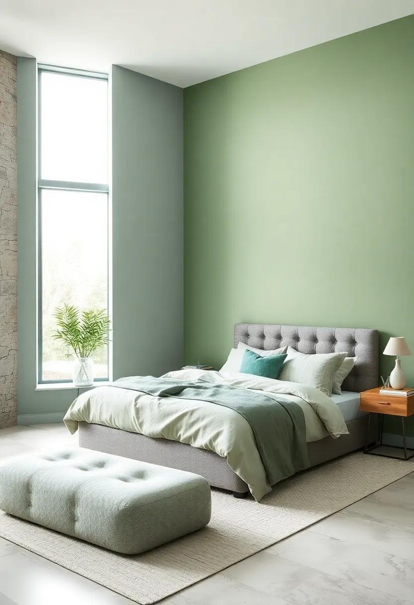 Light Fern: This pale green echoes the tranquility‍ of a sunlit forest floor, ‌ideal for creating a refreshingly light and airy ​bedroom