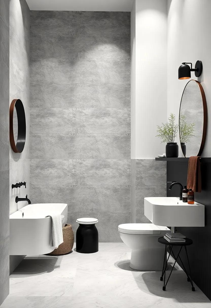 Creating a Monochrome Palette for a Small ⁣bathroom Oasis of Style