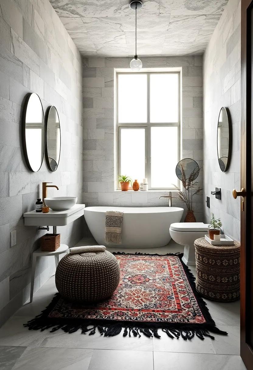 Layering ​Rugs to⁢ Create a ⁤Comfortable‍ and ​Inviting Bathroom