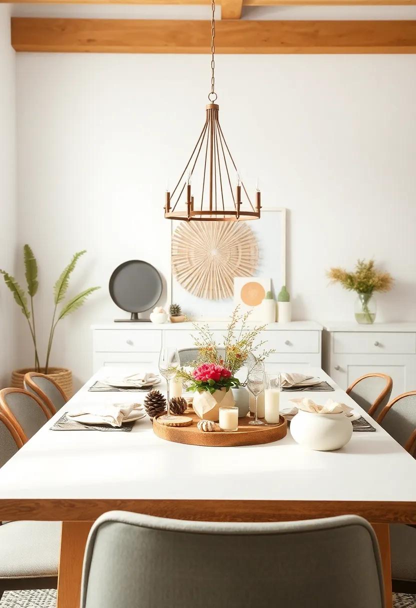 seasonal Decor Swaps: Change out ⁢decor⁣ elements with the⁣ seasons, bringing ⁣in items ​like pumpkins or pinecones ​for fall, and fresh flowers for ⁤spring