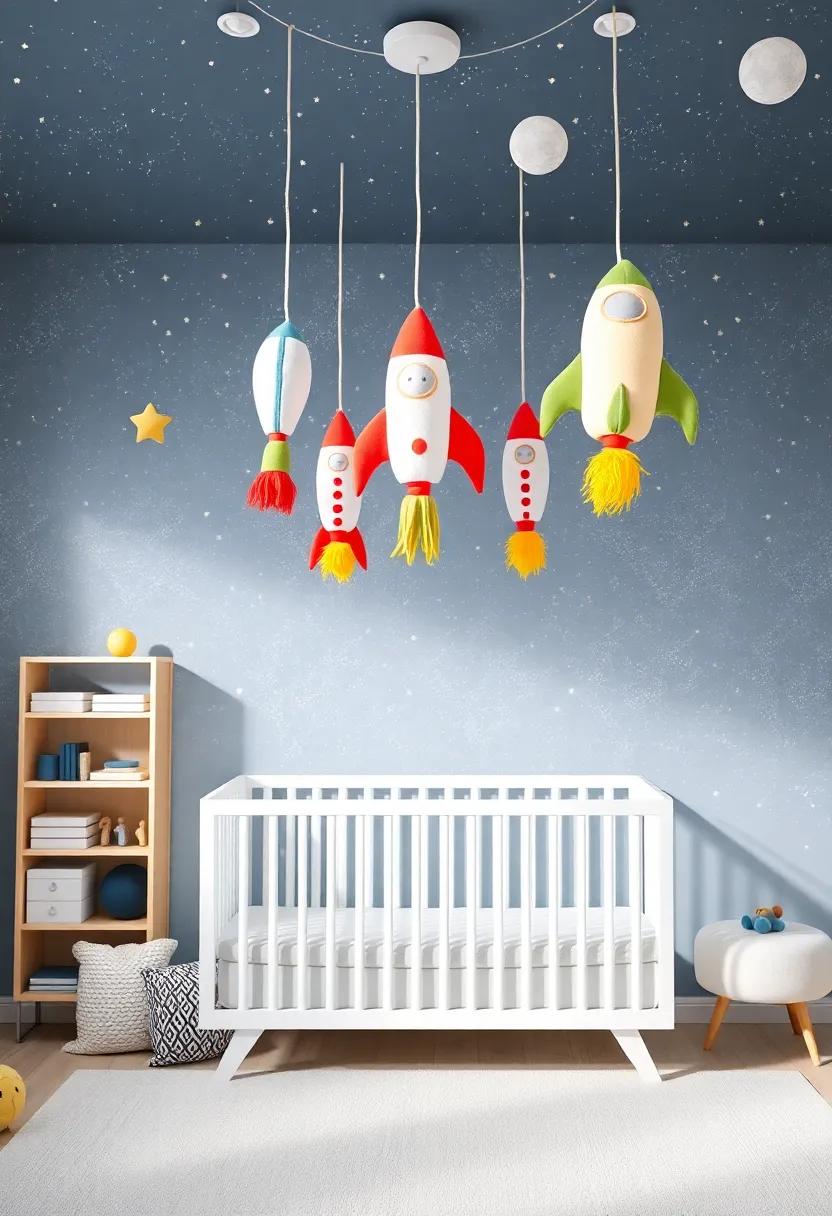 Space Adventure: Brighten⁢ the room with‍ a galaxy theme featuring plush rockets and astronauts hanging from⁣ the ceiling, sparking curiosity for the ‍stars