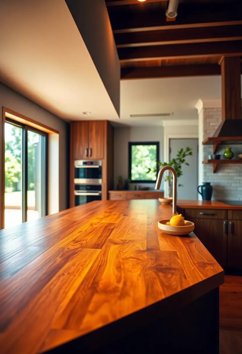 Warm Lighting Reflection: The ⁢wood’s warm tones can enhance the effect of kitchen lighting, ​creating ⁤an inviting atmosphere