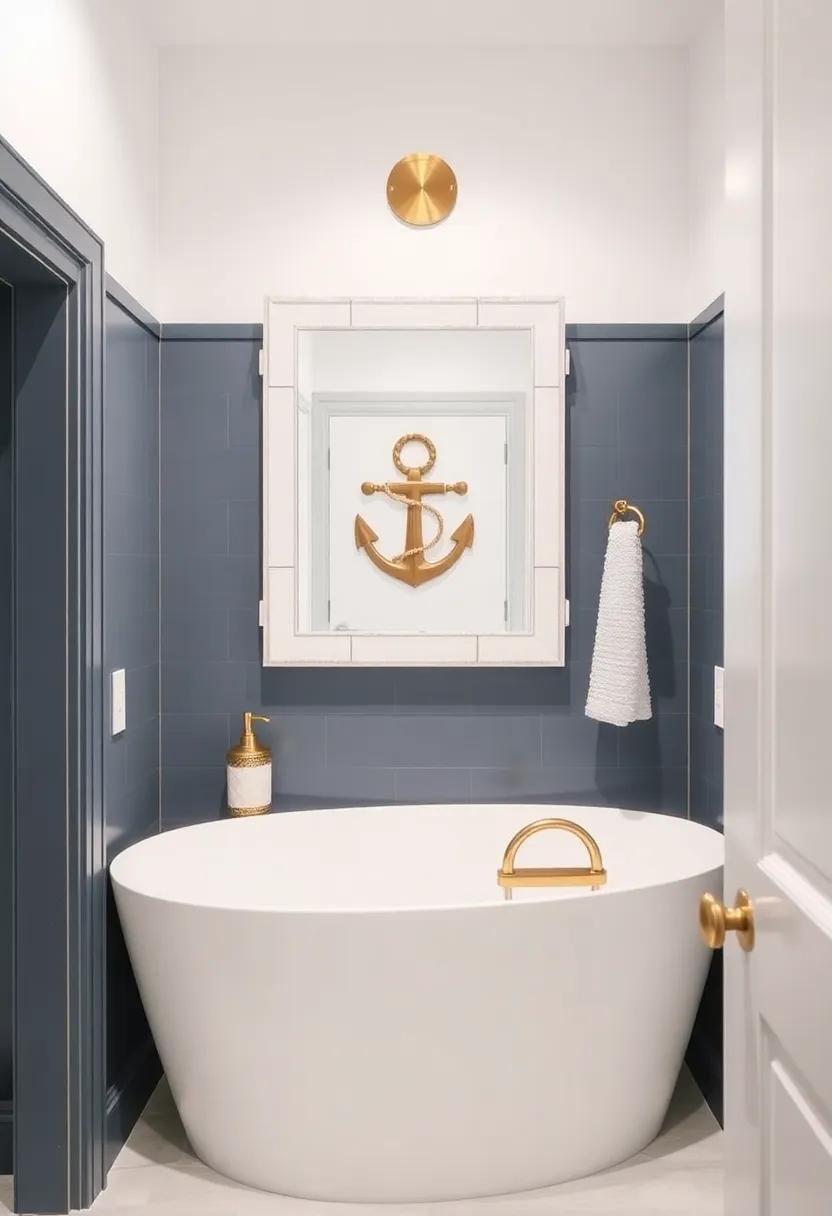 Nautical Hardware:⁣ Use fixtures in brass or bronze​ with rope or anchor motifs ​for a ⁤subtle nod to maritime style