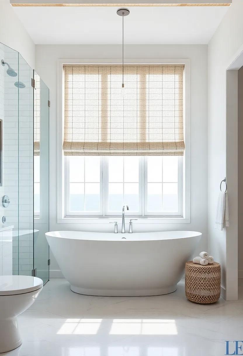 Relaxed Window Treatments: Choose light and ‍airy fabric for window treatments that provide privacy‍ without ⁣sacrificing⁢ ocean views