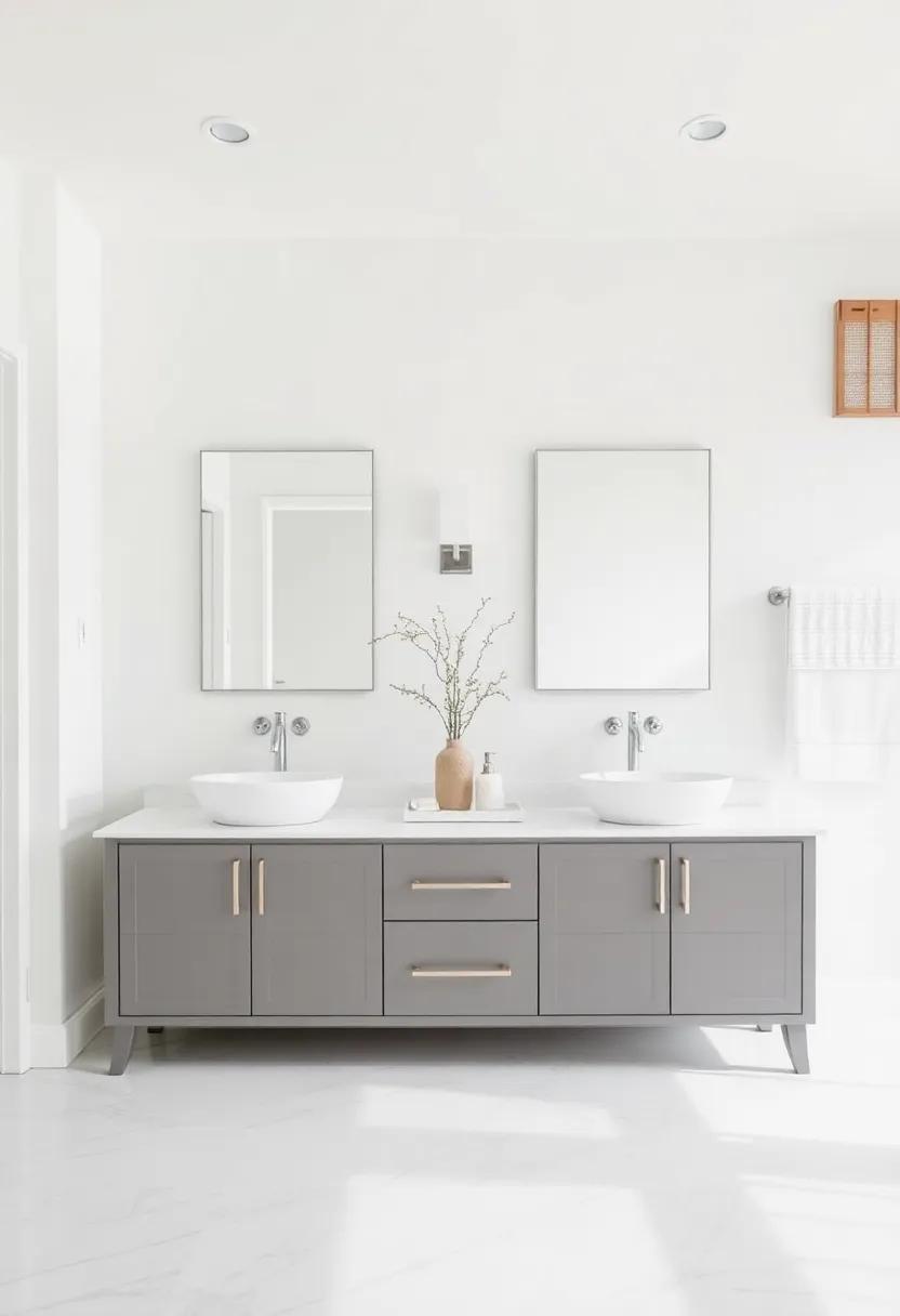 Spacious and Practical Vanities: ‍Choose double ⁣vanities with ​streamlined designs​ for functionality while maintaining a sleek​ coastal aesthetic