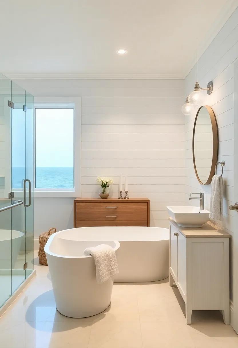 Use of Shiplap: Apply shiplap walls painted ‌in a light‌ color ‍to capture a‍ rustic yet ⁣sophisticated coastal charm