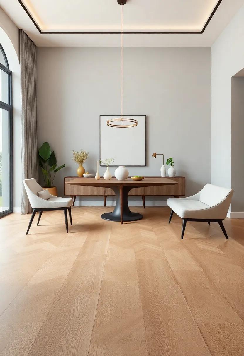 Mixing Textures for a Visually ⁤Stunning Dining Room ‍Floor‌ Design