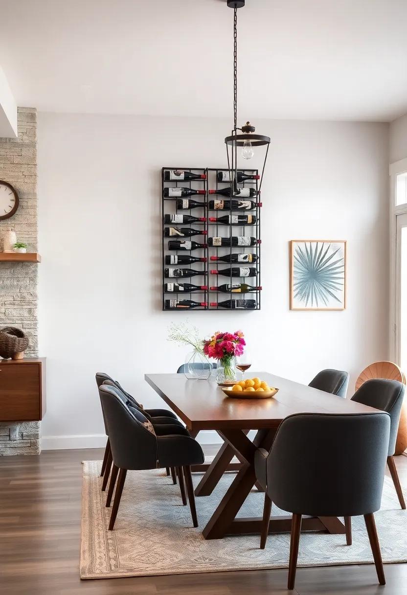 Create a DIY Wine Rack for Storage and⁤ Style: ⁣Build a stylish wine ‍rack that not only ‍stores your collection but also acts as a decorative feature in your dining area