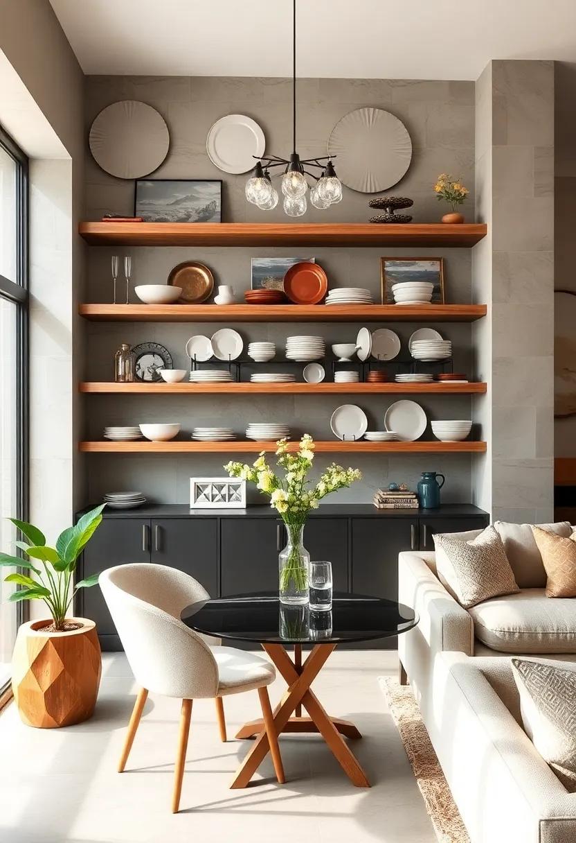 Install Open Shelving to Display Your Dishware: Show off your favorite dishes‌ and glassware on open shelves, creating both a functional ‌and decorative display
