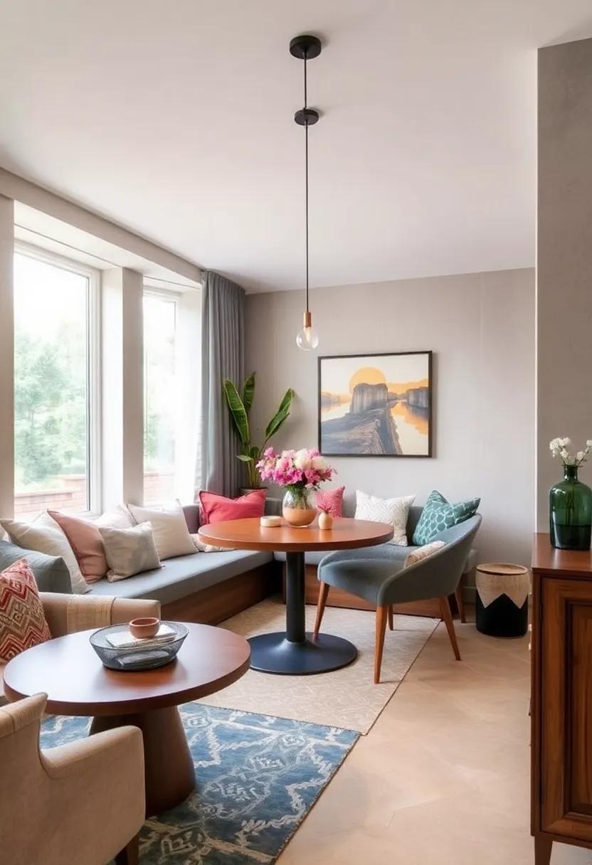 Make a cozy Window Seat:‌ Utilize a bay window or a vacant corner to create a cozy window seat, ideal for ⁣sipping coffee and enjoying a meal