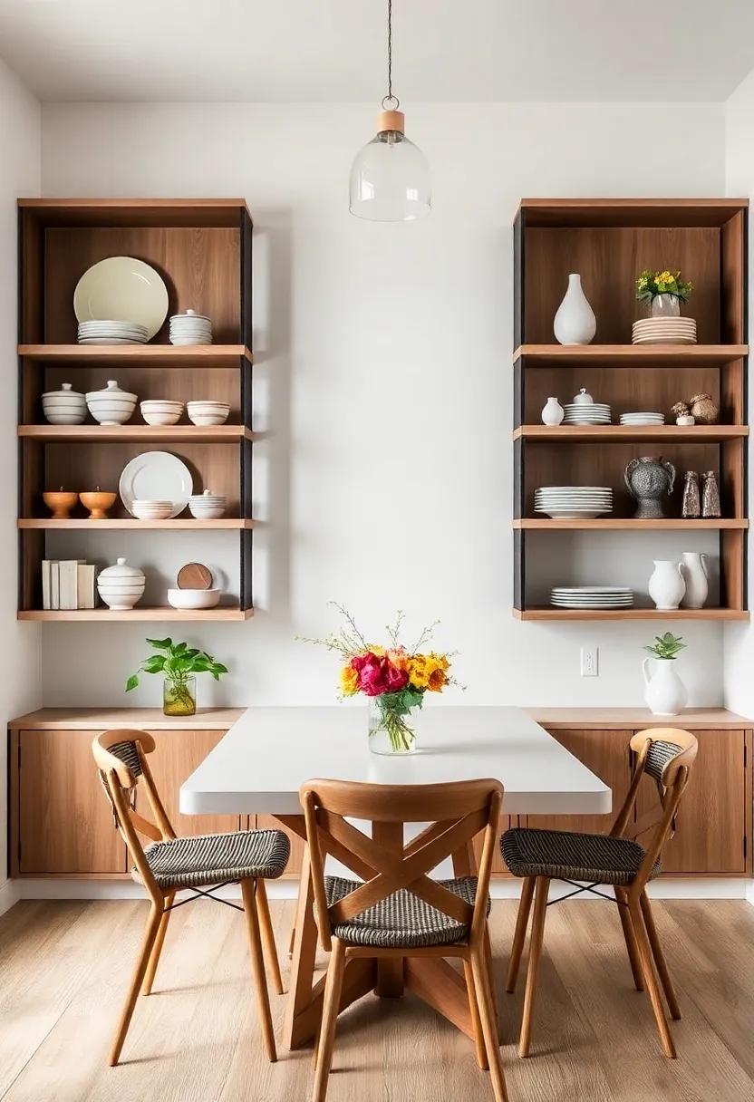 Wall-mounted Shelves: Install open ​shelving to display ⁤favorite dishware or decorative items, adding character while keeping essentials within reach