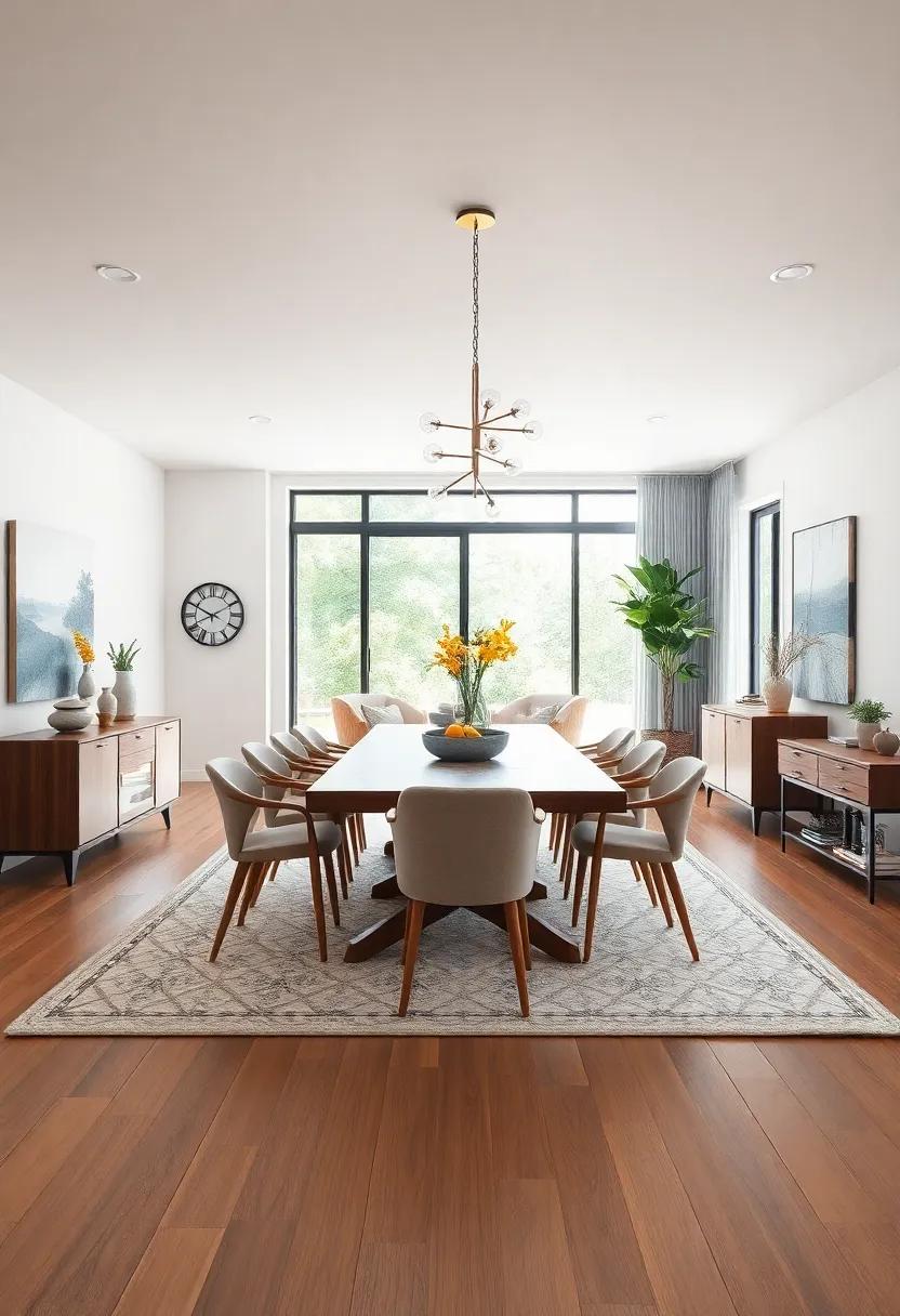 Open Layout: Consider an open-concept dining room ⁢that‍ flows into other spaces, creating a sense of connection and openness