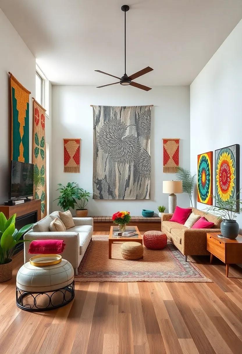 Bold Patterns: The⁤ Impact of Large-scale Wall Art ⁤in Eclectic Spaces