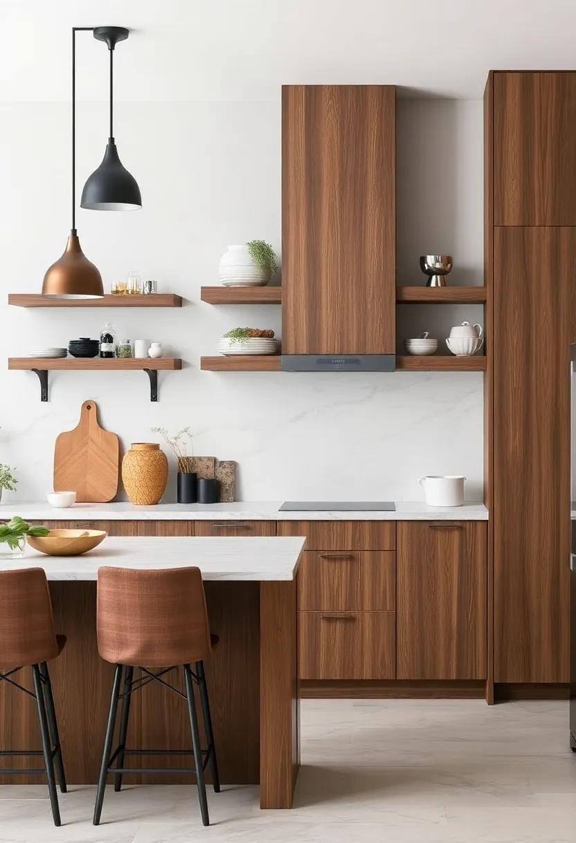 Mixed Materials: Combine wood,metal,and ⁢stone elements to create a rich,layered look that adds depth and texture to your‌ kitchen